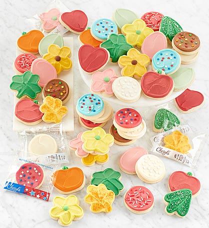 Buttercream Frosted Cut-out Cookie of the Month Club - Pay-as-you-go - 24 cookies